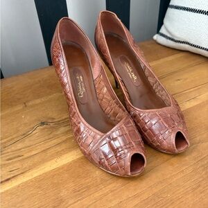 70s Vintage quialicraft real leather heels